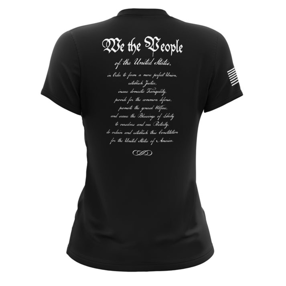 Women's Black we the people graphic tee